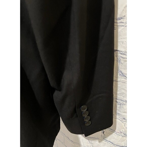 Billy London UK 46R Mens 2 Button Black Suit Blazer Jacket - Picture 3 of 8